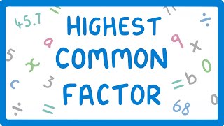 How to find the Highest Common Factor 7 [upl. by Elisabet]