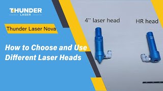 Laser cutting machine——different laser heads of thunderlaser system [upl. by Ayifas]