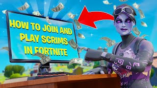 How to JOIN amp PLAY Fortnite Scrims in Chapter 2 How to Join Console Scrims too [upl. by Elison389]