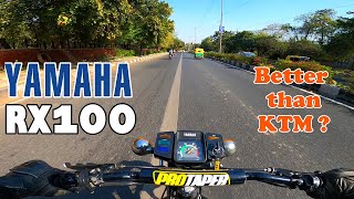 Legendary YAMAHA RX100 Ride Review  Pocket Rocket 🚀 [upl. by Seale]