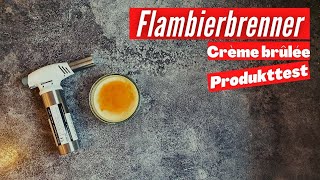 Flambierbrenner Rösle im Test  Crème brûlée mit Butangasbrenner [upl. by Rai]