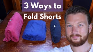 How to Fold Shorts Quick and SpaceSaving Methods [upl. by Tisdale]