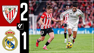 HIGHLIGHTS  Athletic 21 Real Madrid  LaLiga 202425 [upl. by Rahman]