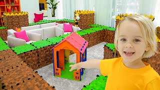 Vlad and Niki Giant Maze Challenge for kids [upl. by Assilem96]