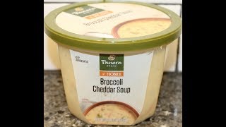 Panera Bread at Home Broccoli Cheddar Soup Review [upl. by Thorncombe]