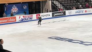 Isabeau Levito SP Practice Skate America 2022 [upl. by Yekcir53]