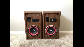 Cerwin Vega AT8 2 Way Home Bookshelf Speakers [upl. by Kir612]