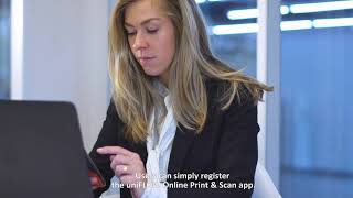 uniFLOW Online Print amp Scan Application for Mobile Devices [upl. by Edy]