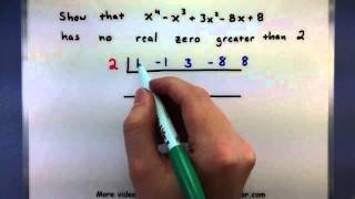 PreCalculus  Boundedness theorem for polynomials [upl. by Annaed]