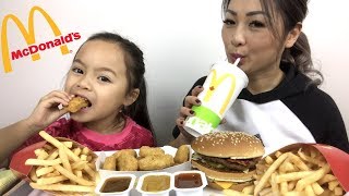 McDonalds Bacon BigMac amp Nuggets Meal  Mukbang  NE Lets Eat [upl. by Moureaux339]