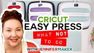 Cricut EasyPress Tips Tricks amp What NOT to Do [upl. by Ekram844]