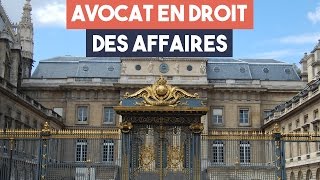 Avocats  la spécialité droit des affaires [upl. by Torrey]