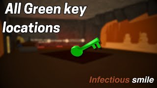 All green key locations in ISInfectious smile [upl. by Ennaer]