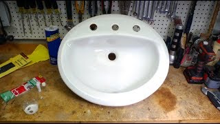 How to Fix a Chipped Sink [upl. by Ivets]