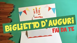 Biglietto Auguri Compleanno Fai Da Te 3D [upl. by Cinomod]