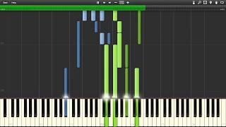 Gregorio Allegri  Miserere mei Deus Synthesia piano tutorial [upl. by Suiramad]