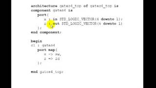 Lesson 5  VHDL Example 2 MultipleInput Gates [upl. by Cris]