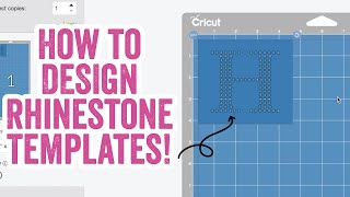 How to Create Rhinestone Templates to Use with Your Cricut and Silhouette Cutting Machines 12 [upl. by Eissirc431]