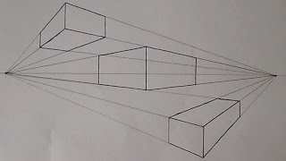 How To Draw In Two Point Perspective  Easy [upl. by Yreffej]