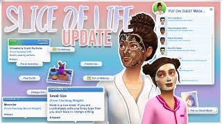 NEW SKINCARE SYSTEM MASKS MAKEUP amp MORE  The Sims 4 Slice of Life Update [upl. by Shirk]