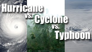 Hurricane vs Cyclone vs Typhoon [upl. by Magel]