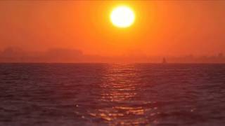 10 Hours Orange Sunset and Sea  Video amp Audio 1080HD SlowTV [upl. by Riccio]