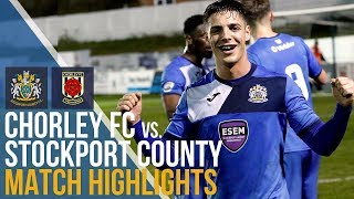 Chorley FC Vs Stockport County  Match Highlights  17042018 [upl. by Llecram280]