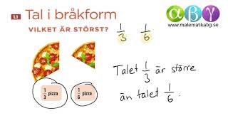 B 11 Tal i bråkform [upl. by Pelletier546]