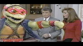 Teenage Mutant Ninja Turtles on Regis and Kathie Lee [upl. by Dahsra865]