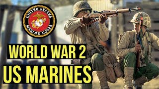 World War 2 Airsoft US Marines  Milsim WestGampG Armament 1945 World War 2 Airsoft Game [upl. by Yer604]