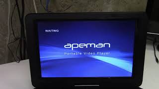 APEMAN PV1570 15quot Portable DVD Player Review [upl. by Ades182]