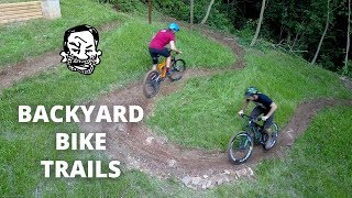 Backyard MTB Trails  Building amp Riding [upl. by Eseela]