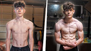 My Best Friends Insane 30 Day Body Transformation from Skinny to Muscular [upl. by Alliber]