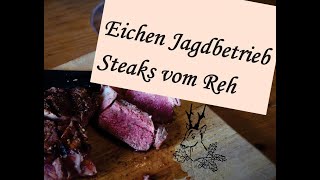 Das quotperfektequot Steak aus der Rehkeule Steaks richtig braten [upl. by Frodina]