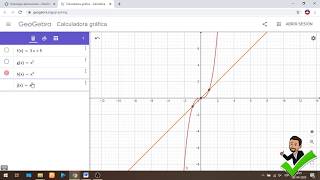 ¿Cómo graficar funciones en GeoGebra [upl. by Enellek]