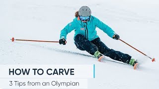 HOW TO CARVE  Ski better with these 3 TIPS [upl. by Imtiaz]