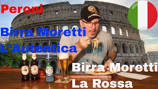 Peroni Birra Moretti LAutentica amp Birra Moretti La Rossa Doppelbock Italy Beer Review 19 [upl. by Searby818]