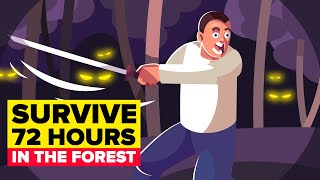 Surviving 72 Hours in the Forest Alone CHALLENGE amp EXPERIMENT [upl. by Hermine]