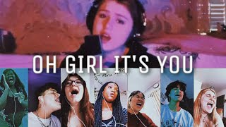 As The World Caves In  ALL TIKTOK DUETS COMPILATION  Oh Girl Its You Challenge [upl. by Auohc7]