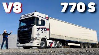 New SCANIA 770 S V8 Loaded Test Drive Truck Review  The New King of the Road [upl. by Becka894]