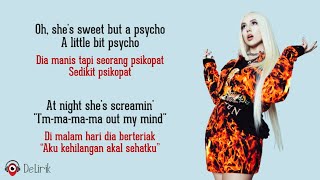 Sweet But Psycho  Ava Max Lyrics video dan terjemahan [upl. by Anina]