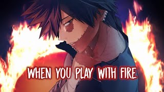 Nightcore  Play With Fire Lyrics [upl. by Willyt625]