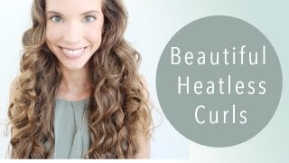 HOW TO HEATLESS CURLS With flexi rods [upl. by Vevay]