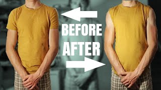 How To Cut Sleeves Off A Shirt EASY [upl. by Hagar]