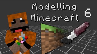 Modelling Minecraft  E6 Textures amp Transparency [upl. by Ennyletak]