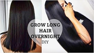 HOW TO GROW LONGER THICKER HAIR Naturally  Fast  DIY Growth Treatment  Secrets 100 Works [upl. by Oinesra]