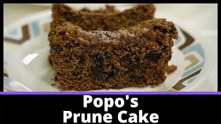 Prune Cake  Old Time Favorite  MOIST and DELICIOUS Recipe [upl. by Aehs]