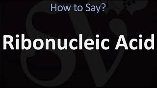 How to Pronounce Ribonucleic Acid CORRECTLY [upl. by Orna]