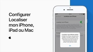 Configurer Localiser mon iPhone iPad ou Mac  Assistance Apple [upl. by Ellednahc]