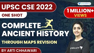 Complete Ancient History through Maps Revision  UPSC CSE 2022 [upl. by Nirag]